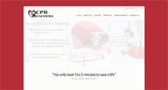 Desktop Screenshot of cprrescuers.com